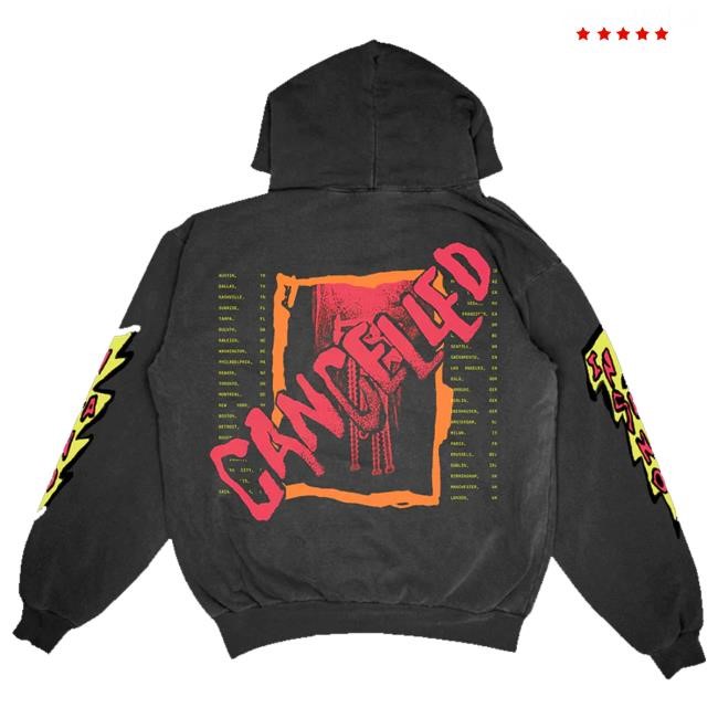 Official Kid Cudi Merch Cancelled Tee Shirt