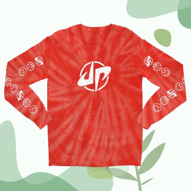 Official Dude Perfect Merch Store Shop Triple Double Tie Dye Long Sleeve Shirt DudePerfect