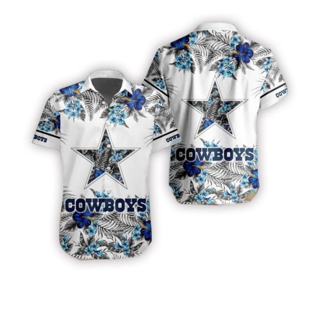 Dallas Cowboys Hawaiian Shirt Special Floral Tropical Team Spirit Classic Shirt