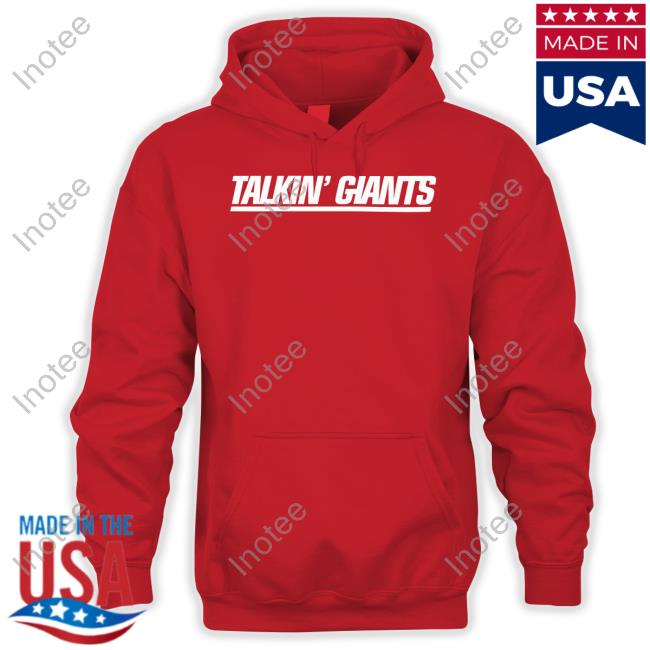 Jomboymedia Talkin' Giants Let's Win Some Games Hoodie