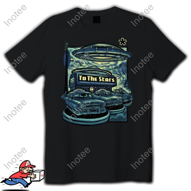 Tothestars Ufo Drive-In By Zeb Love Tee Shirt