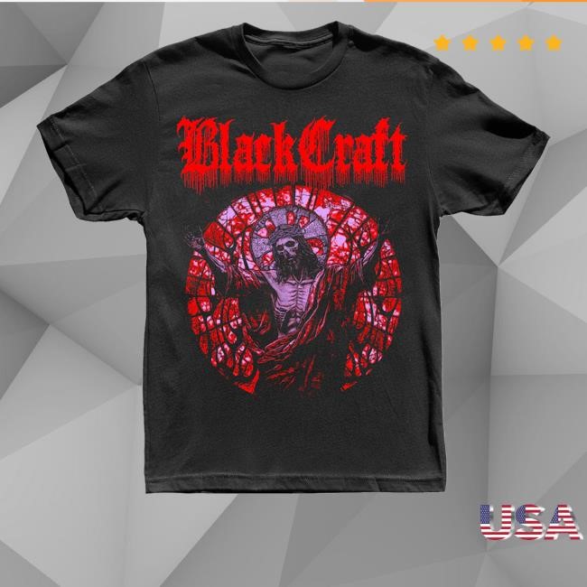 Blackcraft Cult Merch Store Red Stained Glass Funny Shirt
