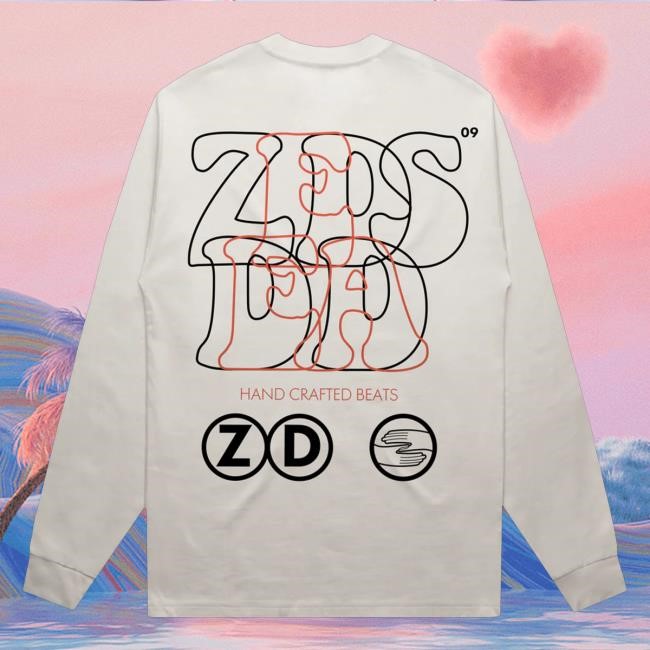 Zeds Dead Official Shop Hand Crafted Faded Bone Heavyweight Sweatshirt