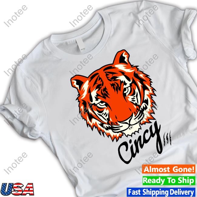 Cincy The Tiger Head By Hollis Strunk Sweatshirt