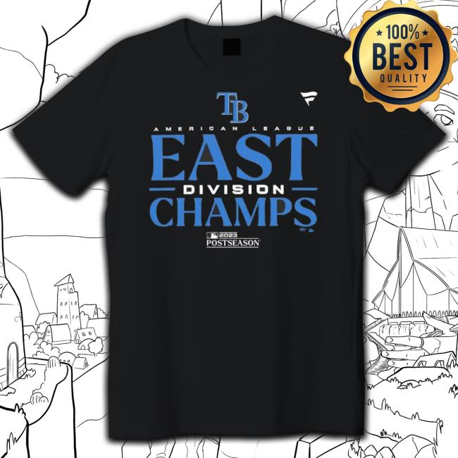 Tampa Bay Rays Al American League East Division Champions 2023 T Shirt