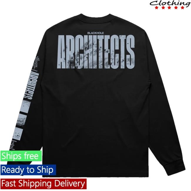 Architect Official Merch Blackhole Nowhere To Go Black Shirts