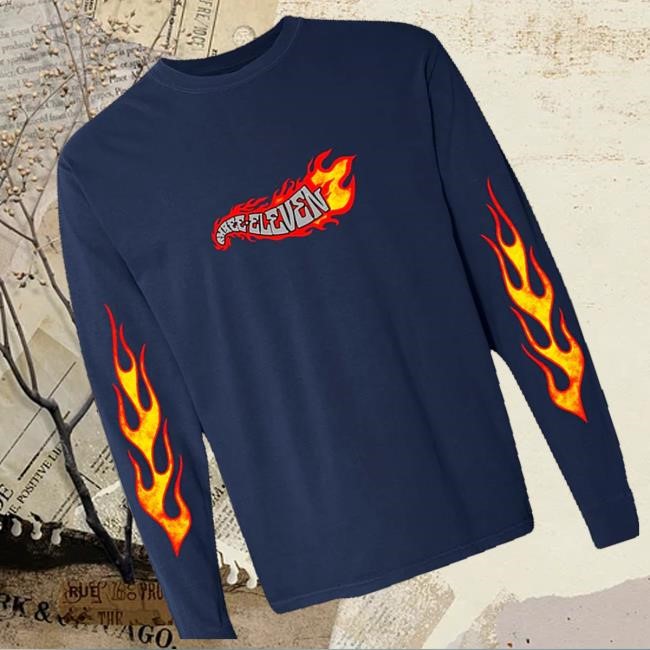 311 Official Store Merch 311 Blue Album Flame Ls Tee