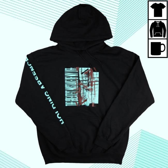 Holding Absence Merch Store Windows Hoodie Black Sweatshirt