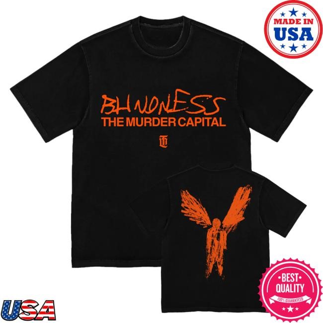 Official The Murder Capital Merch Shop Store Blindness Orange Long Sleeve Shirt