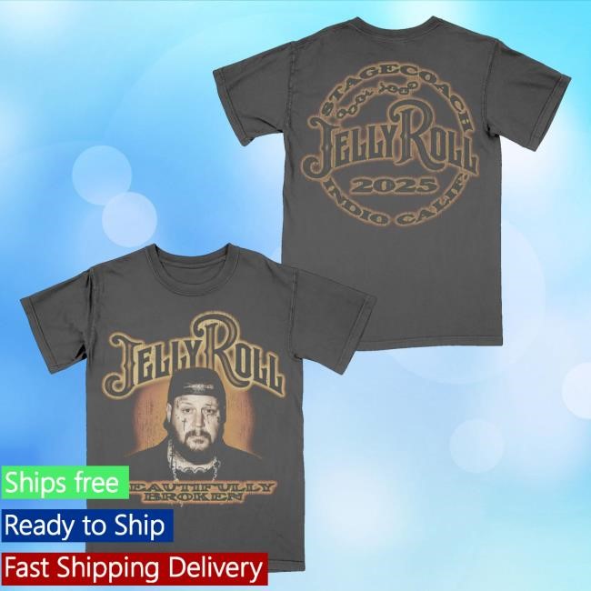 Official Jelly Roll Merch Stagecoach Event Long Sleeve Shirt