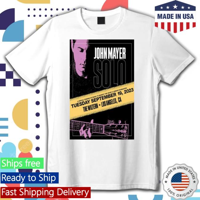 John Mayer Los Angeles, California September 19 2023 Poster Hoodie