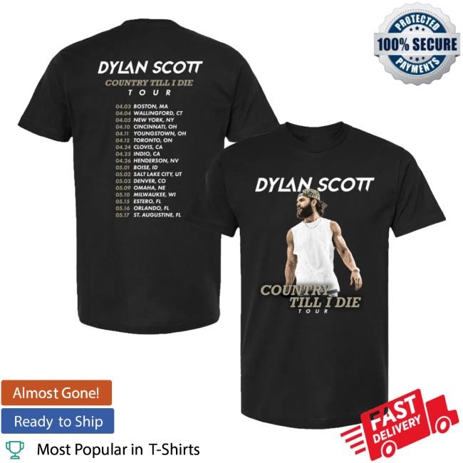 Dylan Scott Country Merch Shop Country Til I Die Tour Long Sleeve Shirt