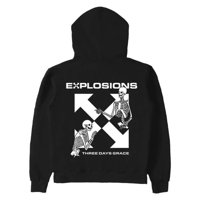 Three Days Grace Explosions Tour New Shirt