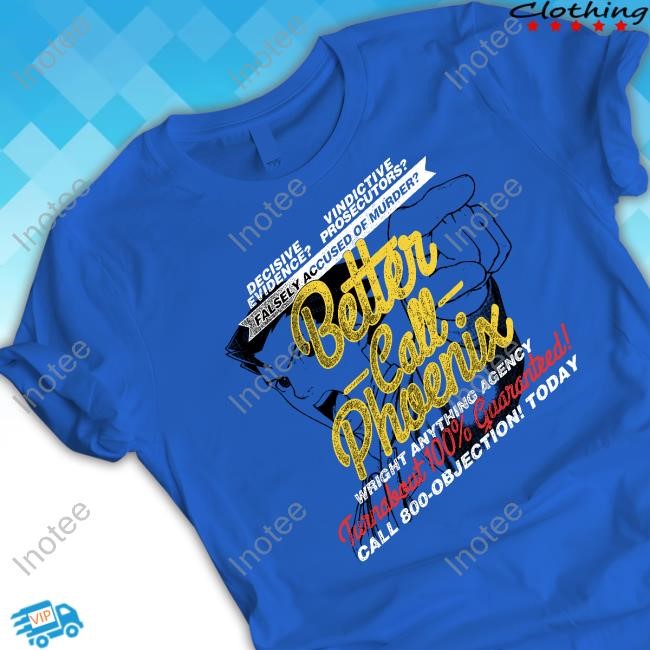 Ace Attorney Better Call Phoenix New Shirt