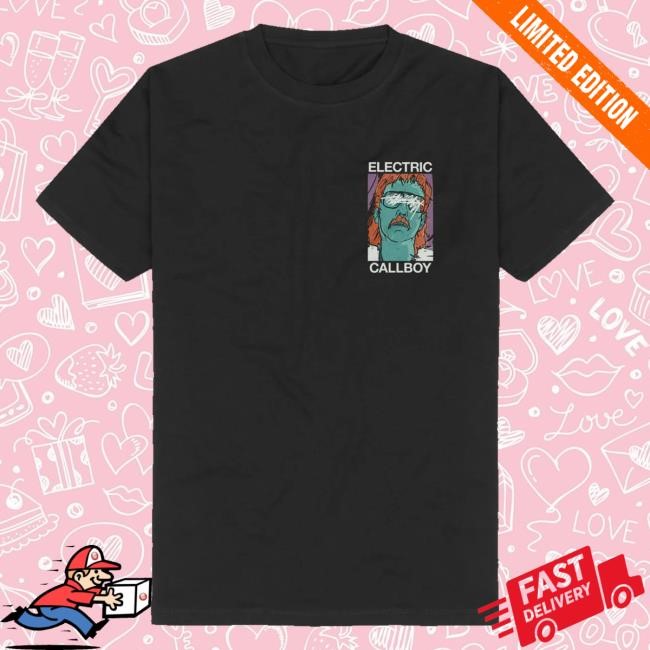 Limited Electric Callboy Merch Store Black Elevator Operator Scratch Shirt