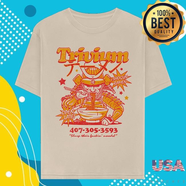 Trivium Store Merch Feast Of Flavor Tee Shirt