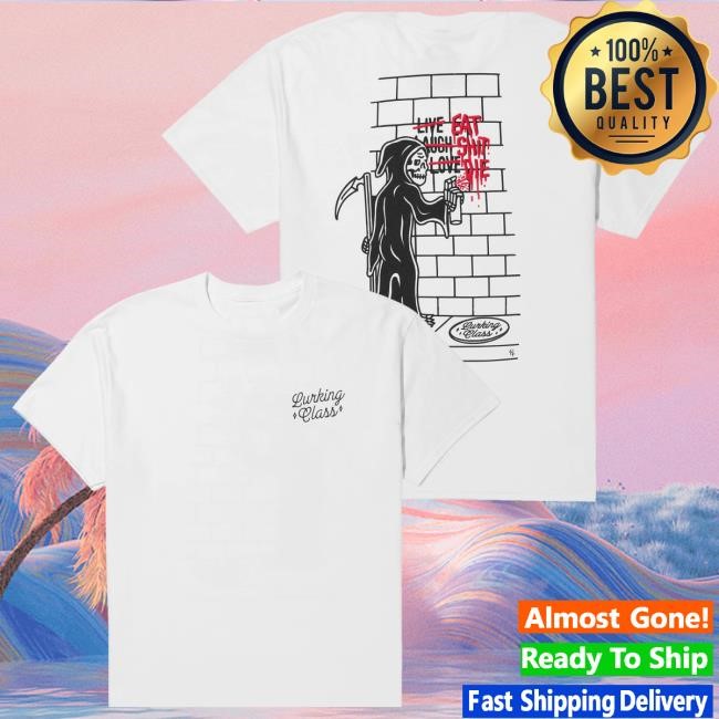 Lurking Class Merch Store Eat Shit Die Tee - White Funny Shirt