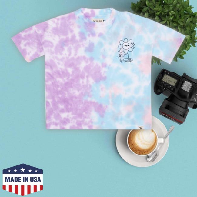 The Girl Club Lavender Tie-Dye Flower Power Shirts