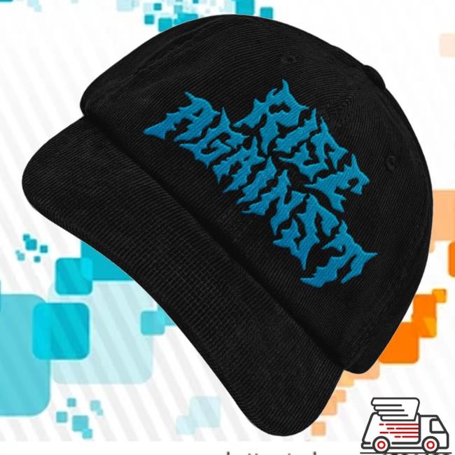 Official Rise Against Merch Thorned Logo Cord Trucker Hat Official Rise Against Merch Thorned Logo Cord Trucker Hat