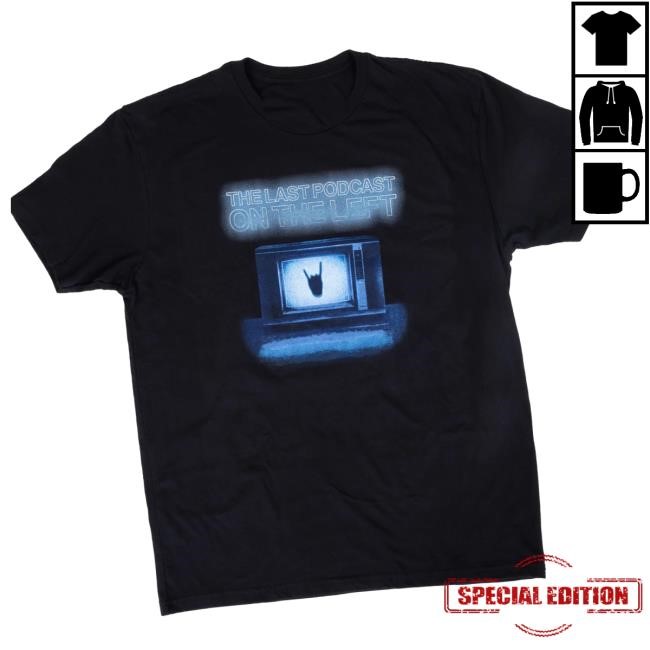Official Last Podcast Merch Static Tee Shirt