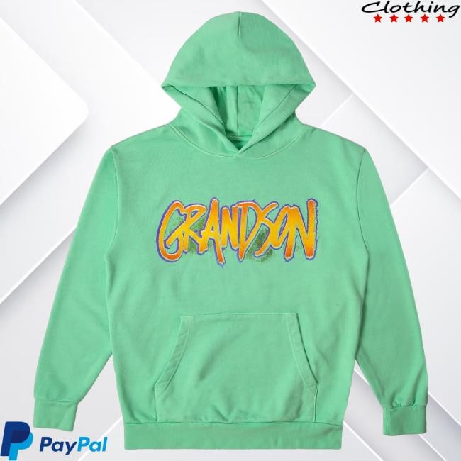 King Von Official Merch Long Live Gold Hoodie Green Hooded Sweatshirt