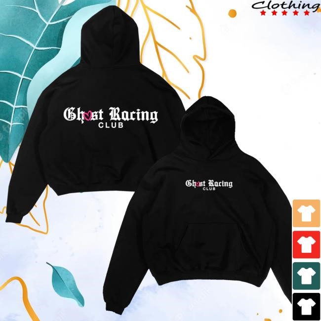 Ghost Racing Merch Store Old English Ghost Long Sleeve Shirt