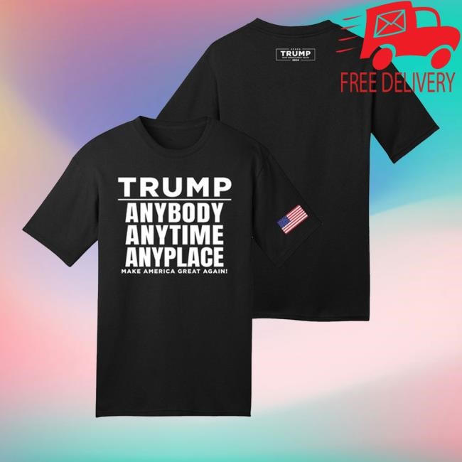 Trump Vance Make American Great Merch Trump Anybody Anytime Anyplace Tank Top