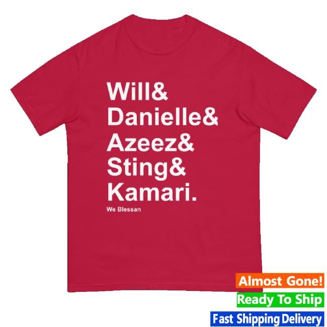 Official Houston Stressans Merch Will & Danielle & Azeez & Sting & Kamari Hoodie Sweatshirt