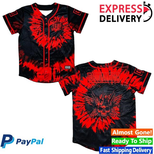 Sullivan King Merch Fallen Crown Baseball Jersey T-Shirt