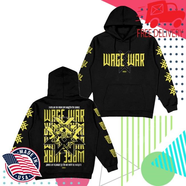 Wage War Merch Mmxxiv Long Sleeve Shirt Black