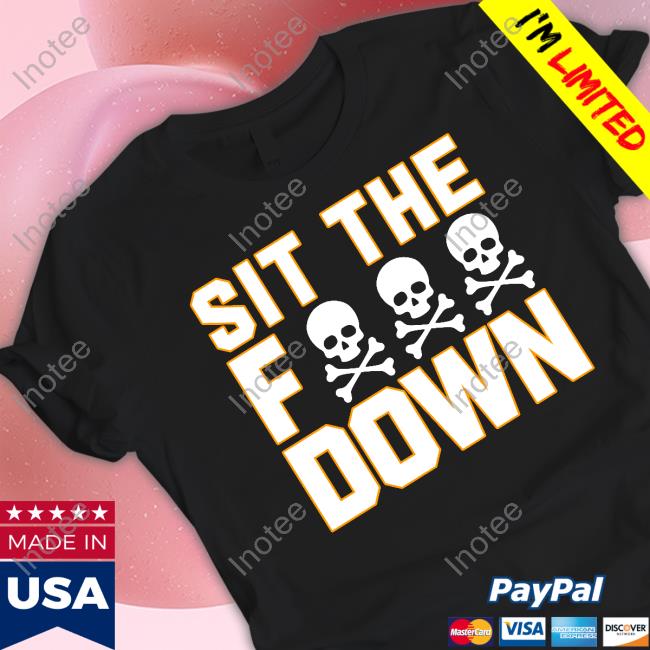 David Bednar Wearing Sit The Fuck Down Hoodie
