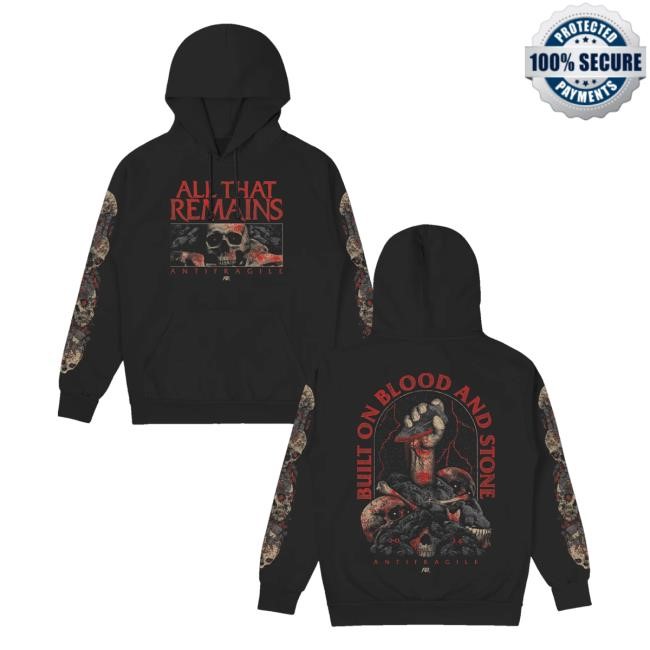 All That Remains Official Merch Blood And Stone Ls Tee