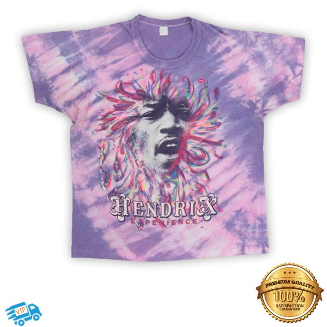 Official Vintage 1980S Jimi Hendrix Tie Dye Shirt