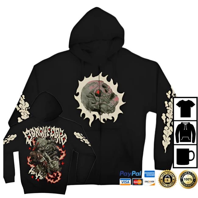 Official Dorohedoro Skull Long Sleeve Shirt Official Dorohedoro Skull Sweatshirt
