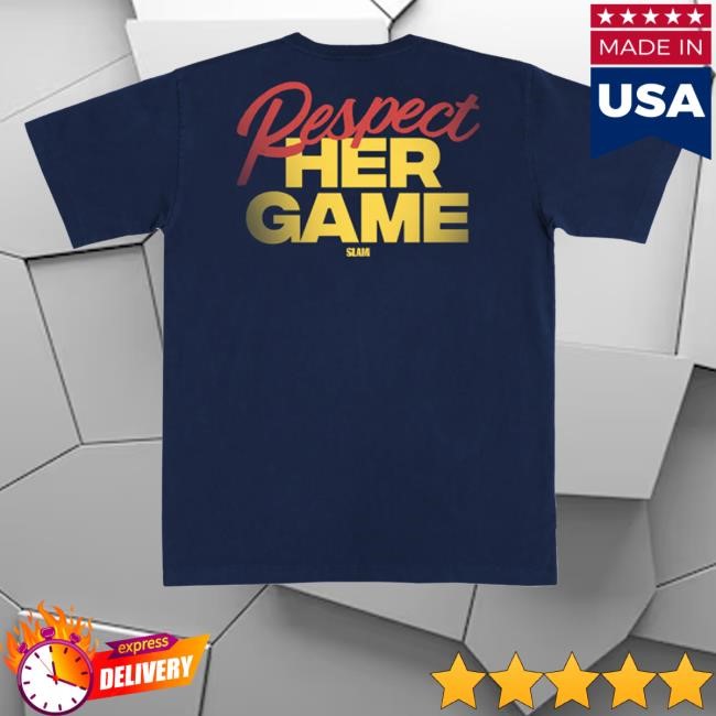 Official Slamgoods Merch Shop Store Indiana Fever Respect Her Game T Shirt