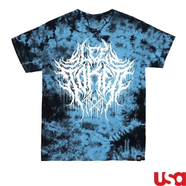 Merch Jungle Merch Sleep Token Death Tie Dye Tee Black Columbia Crystal