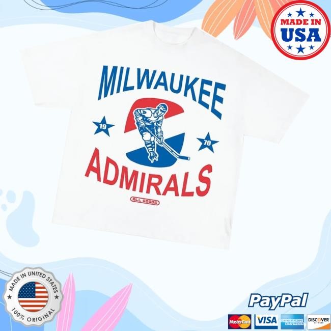 All Goods Milwaukee Admirals 1970 Tee Shirt