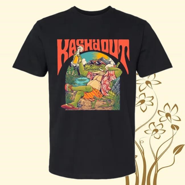 Official Kash'd Out Merch Chill'n Gator T-Shirt, Hoodie, Tank Top, Sweater And Long Sleeve T-Shirt