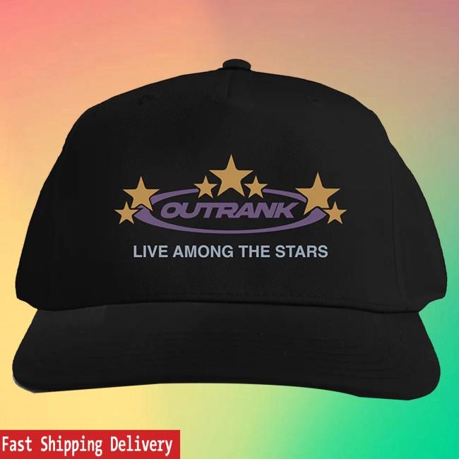 Outrank Brand Merch Store Among The Stars bucket hat