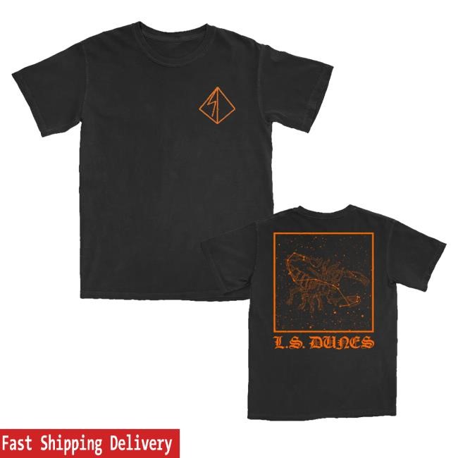 Official L.S. Dunes Merch Constellation Zip Hoodie Black