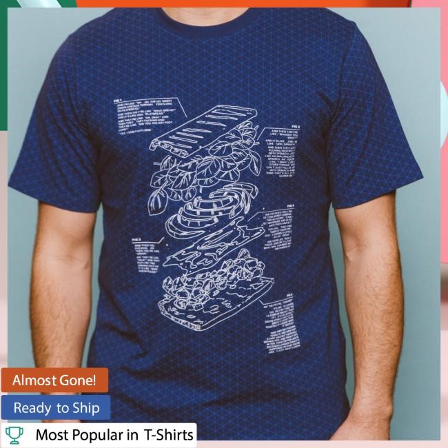 Game Grumps Merch Store I Hate Subway Sandwich Diagram Shirt