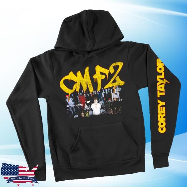 Trending Corey Taylor Merch Store Cmf2 Album Foldout Pullover T-Shirt