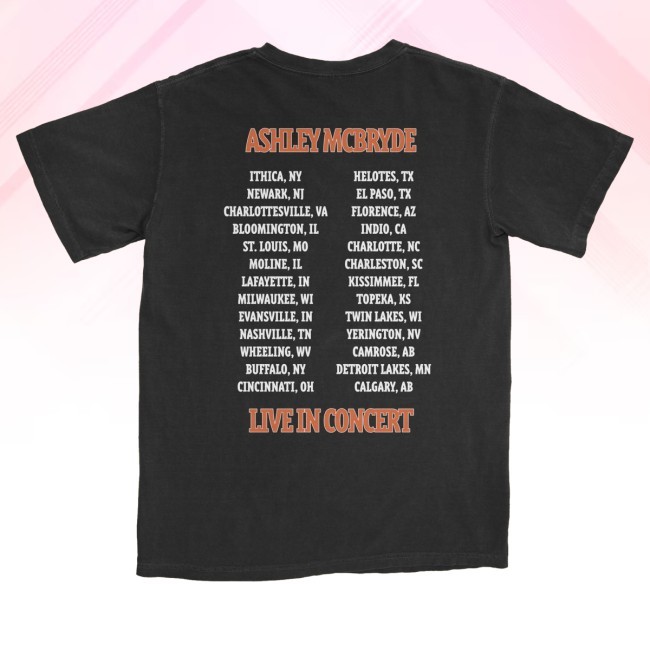 Ashley Mcbryde Merch Cowboy Songs 2025 Tour Long Sleeve Shirt