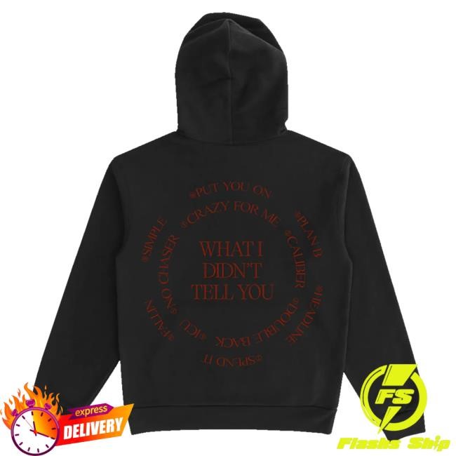 The Real Coco Jones What I Didn't Tell You Black Long Sleeve Shirt