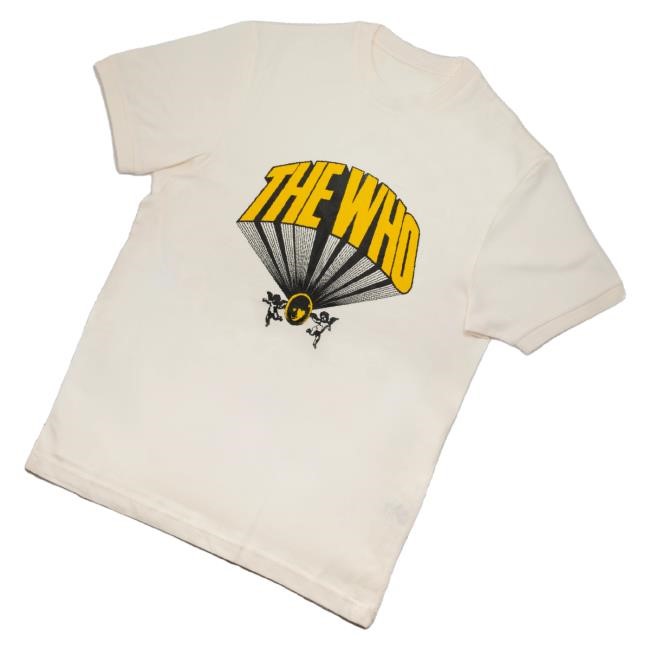 The Who Merch The Who X Modfather Clothing Drum Skin Tee Shirt
