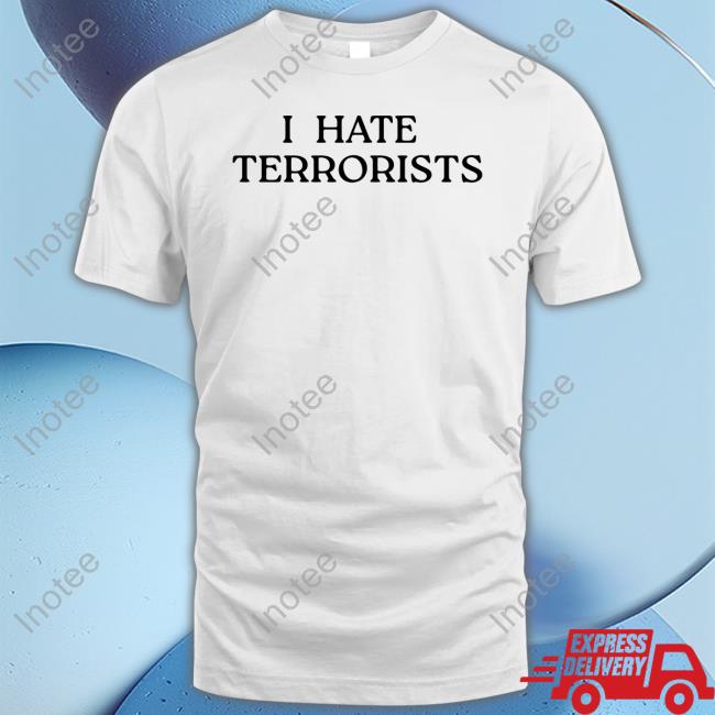 Iconic I Hate Terrorists Tank Top