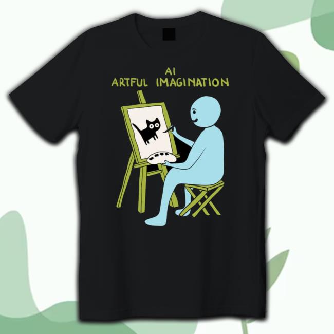 Ai Artful Imagination Drawing Cat Long Sleeve T Shirt