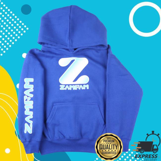 Official Rebecca Zamolo Merch Store Blue Gradient Z Hood RebeccaZamolo Shop