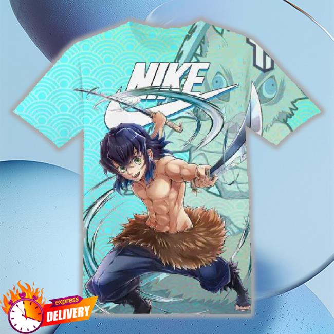 Anime Gift Demon Slayer Inosuke Hashibira Tshirt Fan 3D T-Shirt ,All Over 3D Printed Long Sleeve T Shirt