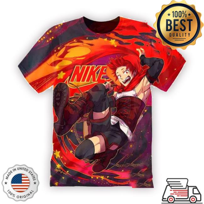 My Hero Academia Red Riot Eijiro Kirishima Tshirt 3D T-Shirt ,All Over 3D Printed Funny